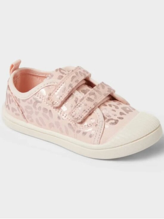 Cat & Jack Other - Cat & Jack Pink Toddler 12 Parker Hook and Loop Closure Leopard Print Sneakers